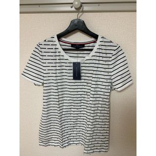 トミーヒルフィガー(TOMMY HILFIGER)の★新品★TOMMY HILFIGER ドット ボーダー Tシャツ レディース(Tシャツ(半袖/袖なし))