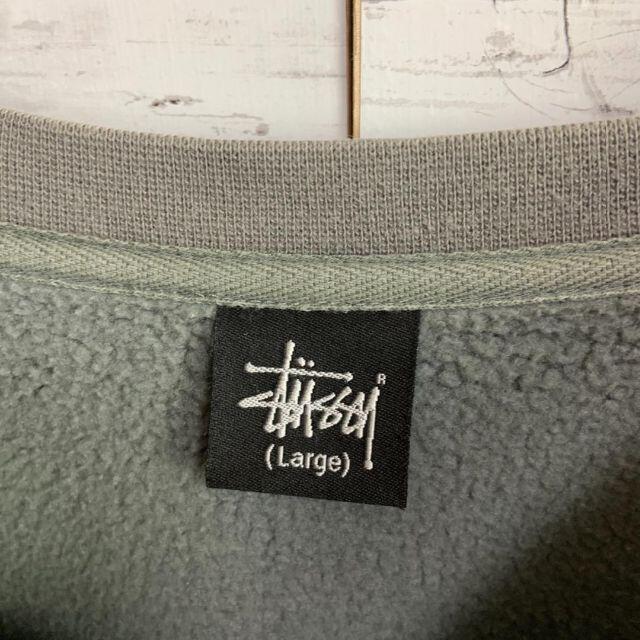 STUSSY(ステューシー)の【人気のくすみカラー】ステューシー ビッグロゴ入りゆるだぼスウェット ストリート メンズのトップス(スウェット)の商品写真