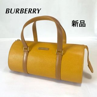 バーバリー(BURBERRY)の★BURBERRY★バーバリー　ハンドバッグ　筒型　ノバチェック　新品未使用(ハンドバッグ)