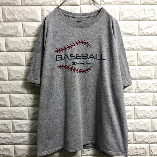 Champion(チャンピオン)のチャンピオン　ベースボール　プリントTシャツ　メンズXLサイズ メンズのトップス(Tシャツ/カットソー(半袖/袖なし))の商品写真