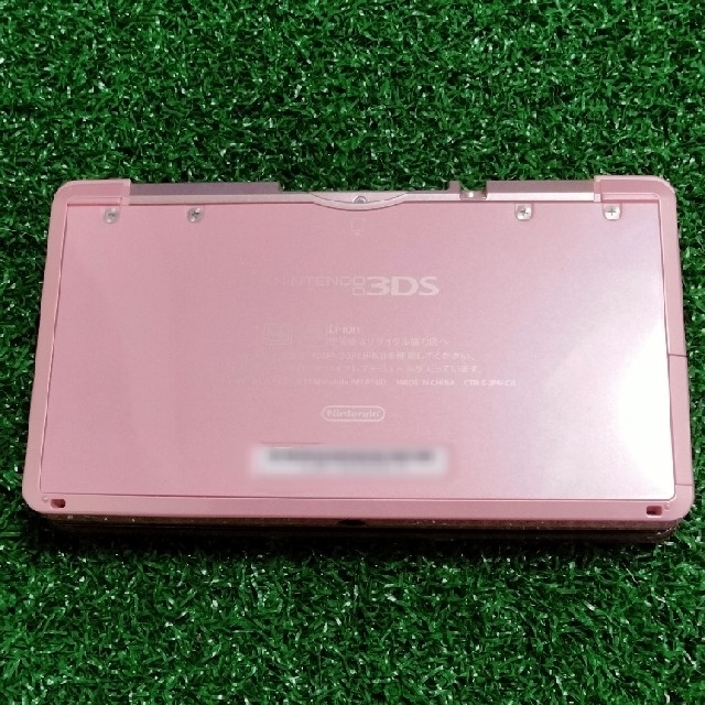 ニンテンドー3DS(ニンテンドー3DS)のニンテンドー3DS(ミスティピンク):CTR-001 #美品#送料込み エンタメ/ホビーのゲームソフト/ゲーム機本体(携帯用ゲーム機本体)の商品写真