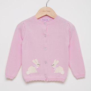 プチバトー(PETIT BATEAU)の完売品　新品　トロッターズ　TROTTERS  うさぎさん　カーディガン(カーディガン)