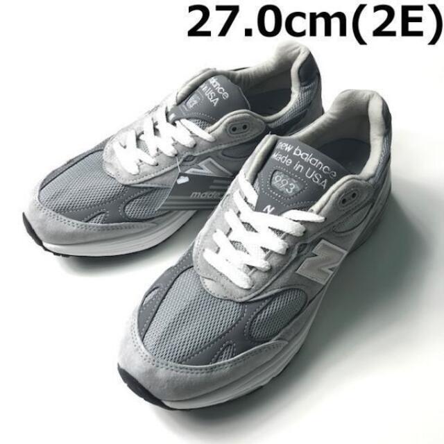 New Balance(ニューバランス)のニューバランスMR993GL(2E/US9/27.0cm)グレー190303 メンズの靴/シューズ(スニーカー)の商品写真