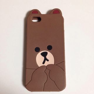 LINEブラウン＊iPhone5ケース(その他)