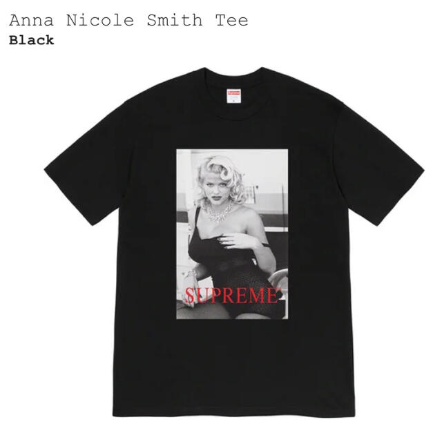 Supreme(シュプリーム)のSupreme シュプリーム Anna Nicole Smith Tee 黒S メンズのトップス(Tシャツ/カットソー(半袖/袖なし))の商品写真