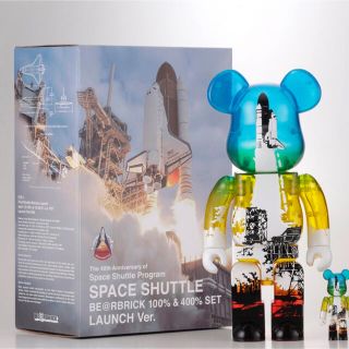 メディコムトイ(MEDICOM TOY)のSPACE SHUTTLE BE@RBRICK LAUNCH 100&400%(その他)