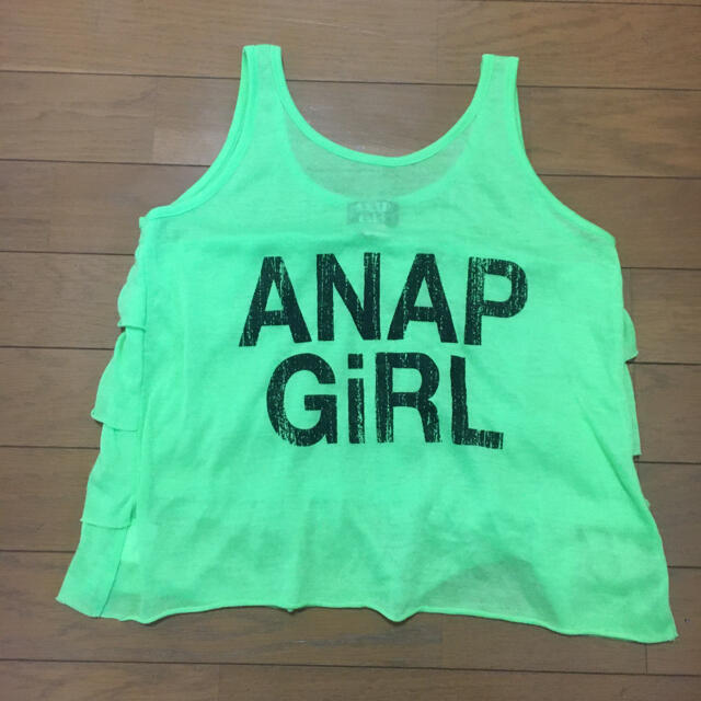 ANAP Kids(アナップキッズ)のANAP GAIRL タンクトップ3枚セット　S（140〜150） キッズ/ベビー/マタニティのキッズ服女の子用(90cm~)(Tシャツ/カットソー)の商品写真