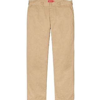 シュプリーム(Supreme)のSupreme  ワークパンツ  カーキ  30(ワークパンツ/カーゴパンツ)