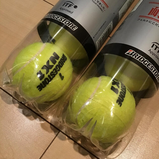 BRIDGESTONE(ブリヂストン)のブリジストン  NX1 新品未開封4缶　テニスボール　16球 スポーツ/アウトドアのテニス(ボール)の商品写真
