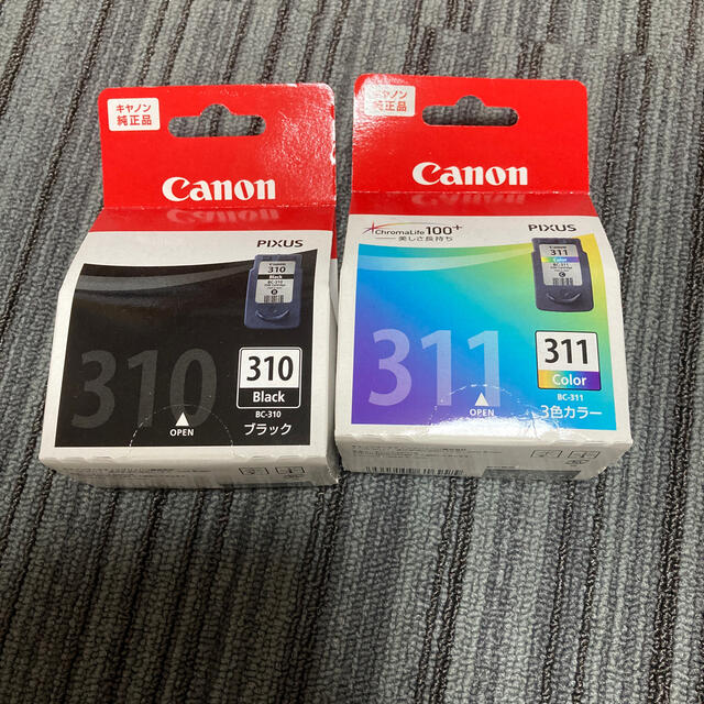 Canon BC-311 1個、310 2個 取付期限切