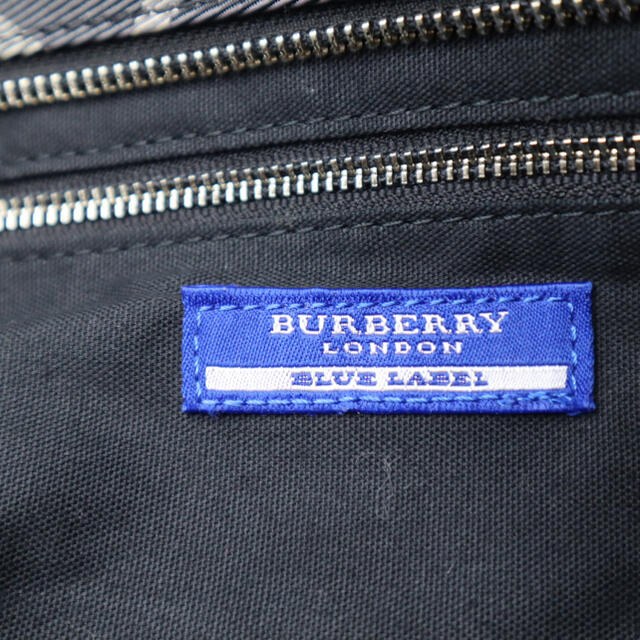 BURBERRY BLUE LABEL(バーバリーブルーレーベル)の【美品】BURBERRY バーバリー　トートバッグ　チェック　タータン　大容量 レディースのバッグ(トートバッグ)の商品写真