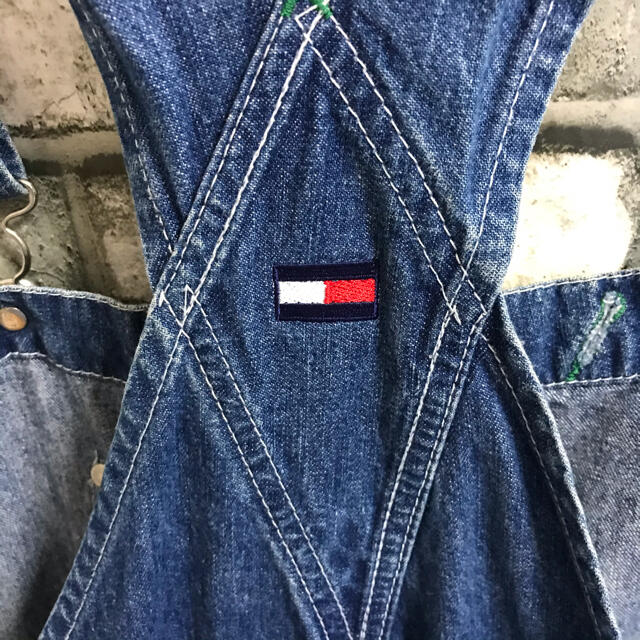 フォロー割限定特価　カナダ製　90’s TOMMY JEANS オーバーオール　 メンズのパンツ(サロペット/オーバーオール)の商品写真