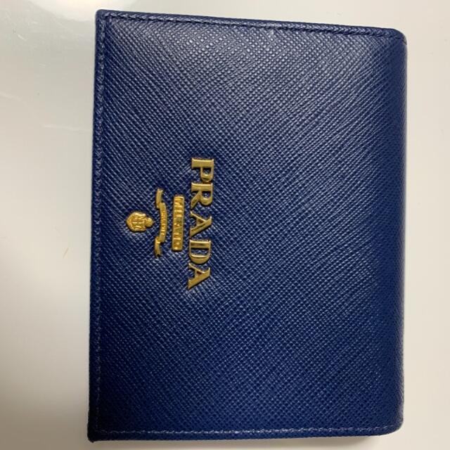 極美品 PRADA 折りたたみ財布 コンパクトウォレット