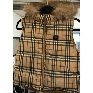 バーバリー(BURBERRY)のレディースXSサイズ位リバーシブルダウンベスト(その他)