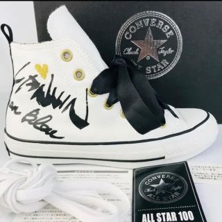 コンバース(CONVERSE)の新品未使用★ランバンオンブルー×コンバース コラボ スニーカー（23㎝）レア(スニーカー)