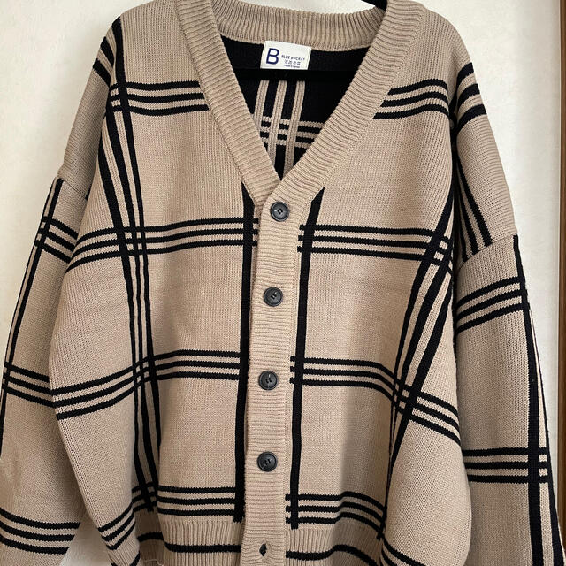 ASCLO big check cardigan