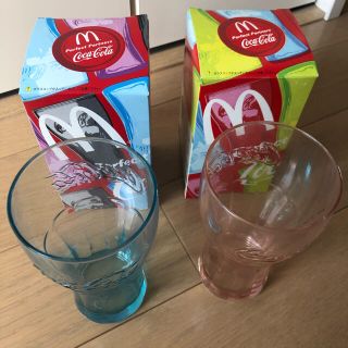 マクドナルド(マクドナルド)のマクドナルド コカコーラ　グラス2個セット(グラス/カップ)