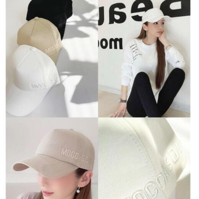 MOERY - モコアズ ホワイトキャップの通販 by meron shop|モエリー ...