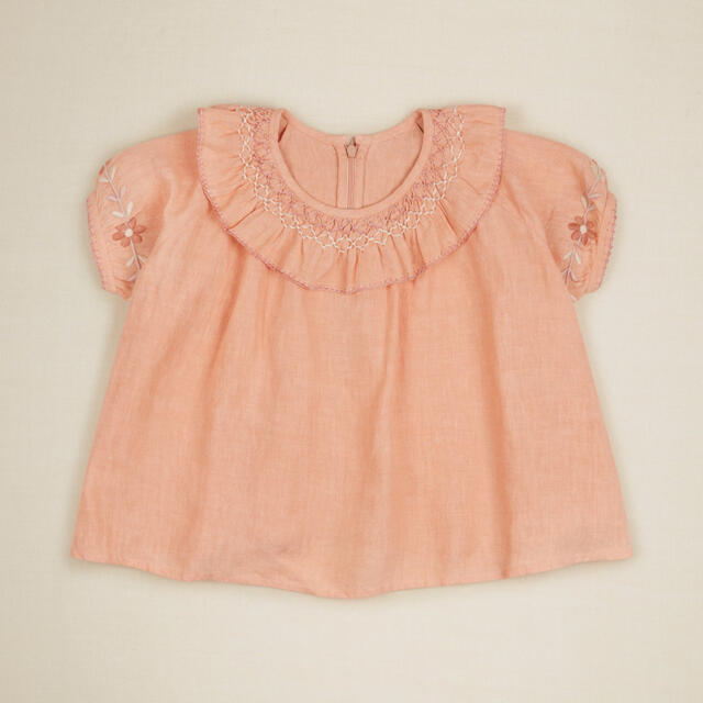 apolina kids 21SS MIREL BLOUSE ROSE アポリナキッズ服女の子用(90cm~)