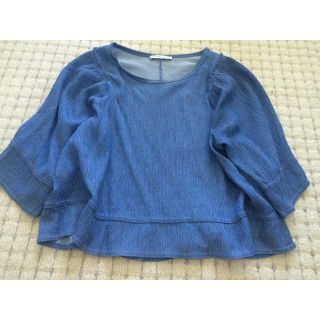 ザラ(ZARA)のzara ふんわりトップス(シャツ/ブラウス(半袖/袖なし))