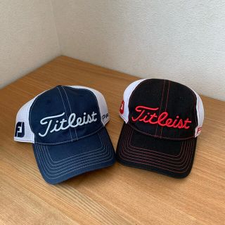 タイトリスト(Titleist)のタイトリスト青、赤キャップセット(ウエア)