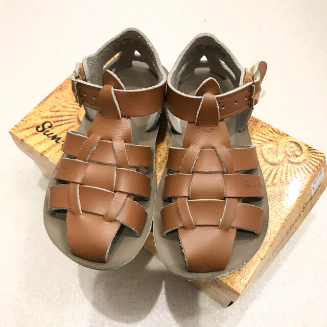 こども ビームス(コドモビームス)の【専用】ソルトウォーターサンダル　saltwater sandals 16.5㎝ キッズ/ベビー/マタニティのキッズ靴/シューズ(15cm~)(サンダル)の商品写真