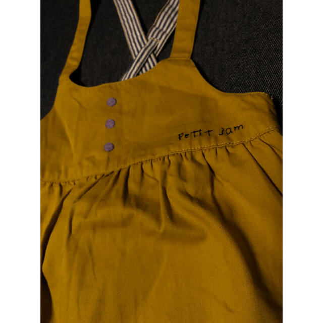 Petit jam(プチジャム)のプチジャム 120 ジャンパースカート ワンピース  キッズ/ベビー/マタニティのキッズ服女の子用(90cm~)(ワンピース)の商品写真
