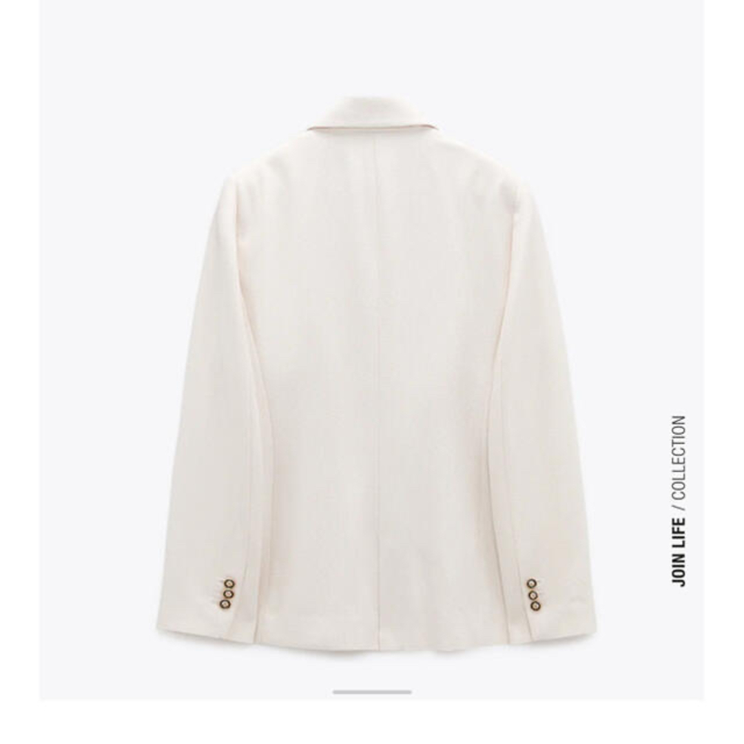 ZARA(ザラ)のZARA♡ダブルブレストピケブレザー レディースのジャケット/アウター(テーラードジャケット)の商品写真