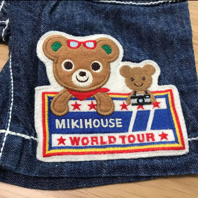 mikihouse(ミキハウス)のご専用♡ 美品　ミキハウス デニム豪華パンツ　80 キッズ/ベビー/マタニティのベビー服(~85cm)(パンツ)の商品写真