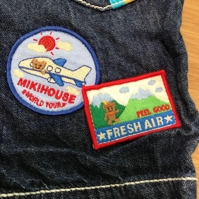 mikihouse(ミキハウス)のご専用♡ 美品　ミキハウス デニム豪華パンツ　80 キッズ/ベビー/マタニティのベビー服(~85cm)(パンツ)の商品写真