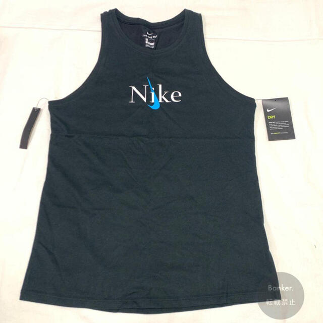 NIKE(ナイキ)の《新品/ロゴ》NIKE ナイキ ロゴ タンクトップ ブラック 黒 Tシャツ レディースのトップス(タンクトップ)の商品写真