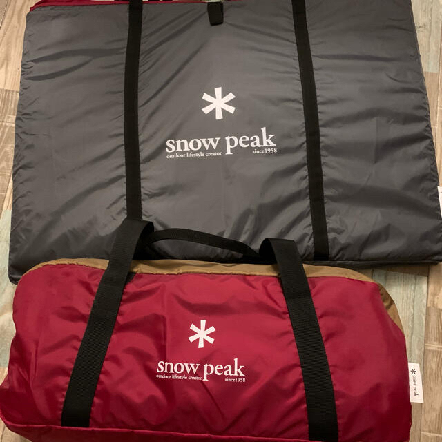 スノーピーク snow peak アメニティドームS とマットS
