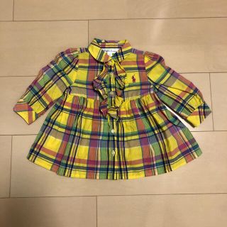 ラルフローレン(Ralph Lauren)のラルフローレン　70  チェックシャツ　女の子　春(シャツ/カットソー)