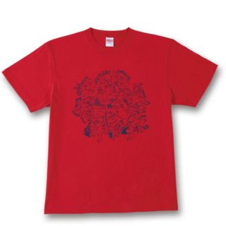 ヒロシマトウヨウカープ(広島東洋カープ)のカープ　選手イラストＴシャツ（レッド）(応援グッズ)