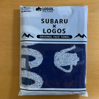 ロゴス(LOGOS)のSUBARU×LOGOS オリジナル抗菌フェイスタオル(タオル/バス用品)