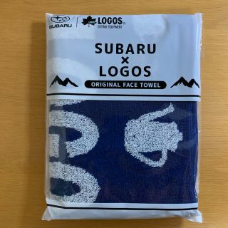 ロゴス(LOGOS)のSUBARU×LOGOS オリジナル抗菌フェイスタオル(タオル/バス用品)