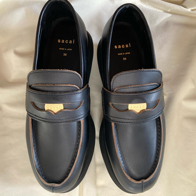フラワーB ブルーグレイ sacai Double Loafer 2021SS 21-02519M | www