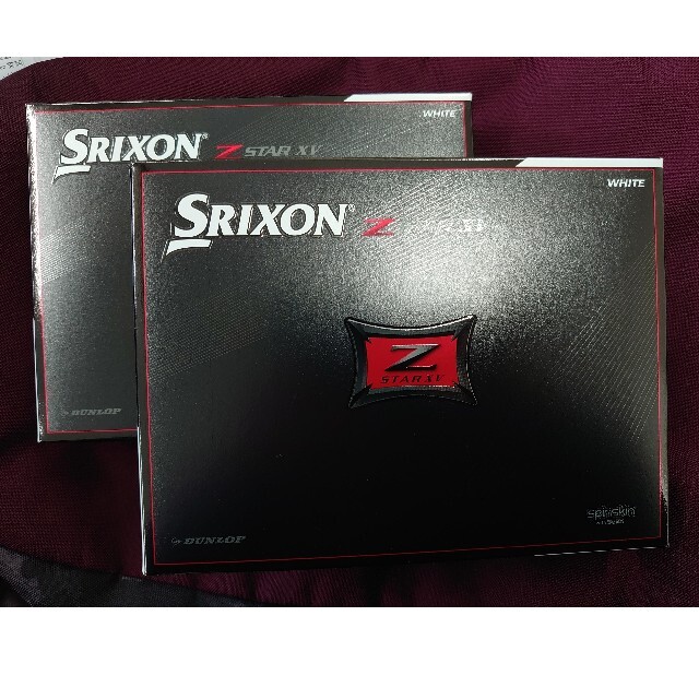 SRIXON　Z-STAR XV    ホワイト　　ゴルフボール　２ダースセット