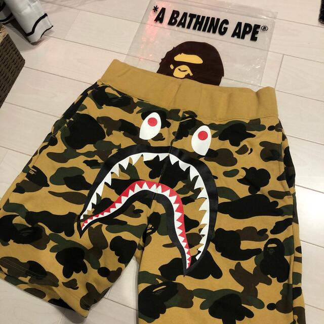 最安値 新品 タグ付き APE ショートパンツ カモフラ シャーク XL econet.bi