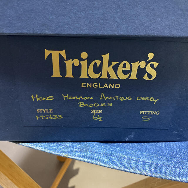 Trickers(トリッカーズ)のＴricker's バートンウイングチップ(マロン)M5633 メンズの靴/シューズ(ドレス/ビジネス)の商品写真