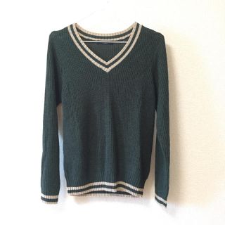 グリーンパークス(green parks)の新品☆チルデンニット(ニット/セーター)