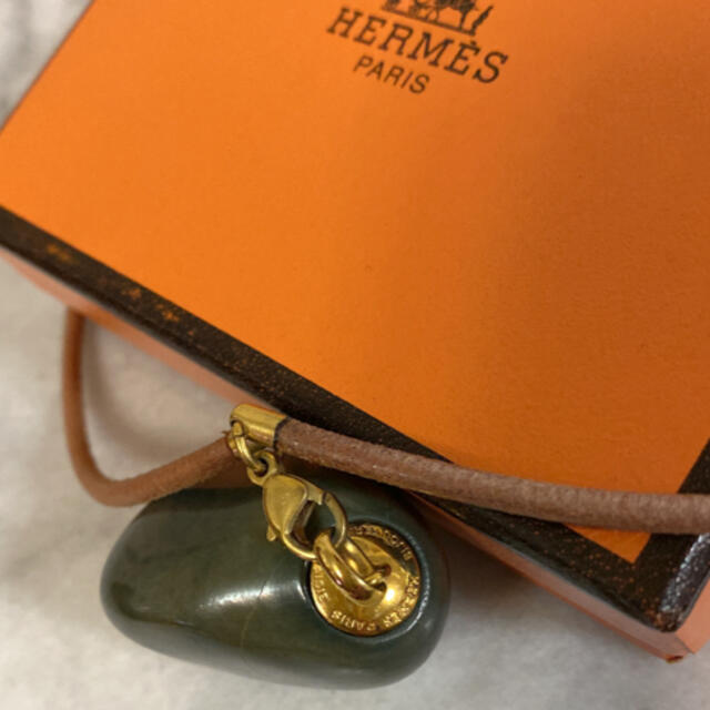 HERMES ストーン　チョーカー　ネックレス　ペンダント