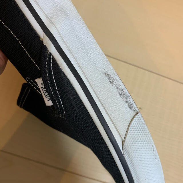 VANS(ヴァンズ)のvans スリッポン　黒 メンズの靴/シューズ(スニーカー)の商品写真