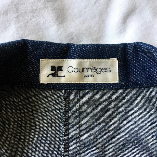 Courreges(クレージュ)のCourreges クレージュ デニムショート丈ジャケット 美品 レディースのジャケット/アウター(Gジャン/デニムジャケット)の商品写真