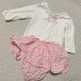 メゾピアノ(mezzo piano)のメゾピアノ　ベビー服とファミリアTシャツセット(その他)