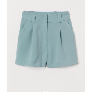 エイチアンドエム(H&M)の新品　ショートパンツ　ターコイズ　緑　グリーン(ショートパンツ)