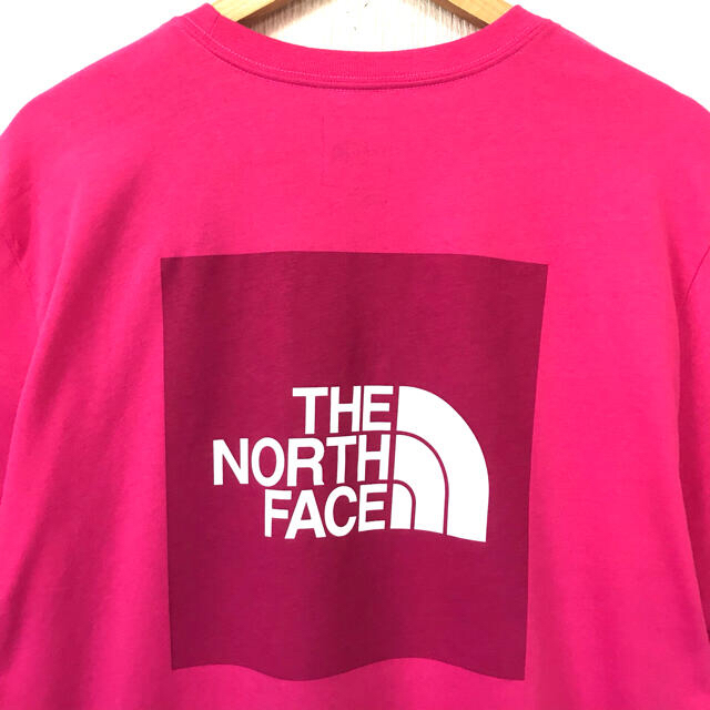 THE NORTH FACE(ザノースフェイス)のビッグサイズ☆ 新品 ノースフェイス BOX Tシャツ ピンク  3XL 4L メンズのトップス(Tシャツ/カットソー(半袖/袖なし))の商品写真