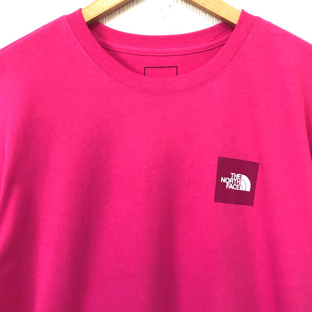 THE NORTH FACE(ザノースフェイス)のビッグサイズ☆ 新品 ノースフェイス BOX Tシャツ ピンク  3XL 4L メンズのトップス(Tシャツ/カットソー(半袖/袖なし))の商品写真