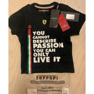 フェラーリ(Ferrari)の新品　未使用　フェラーリ　Tシャツ　男の子　半袖　3/4Y 90 100(Tシャツ/カットソー)