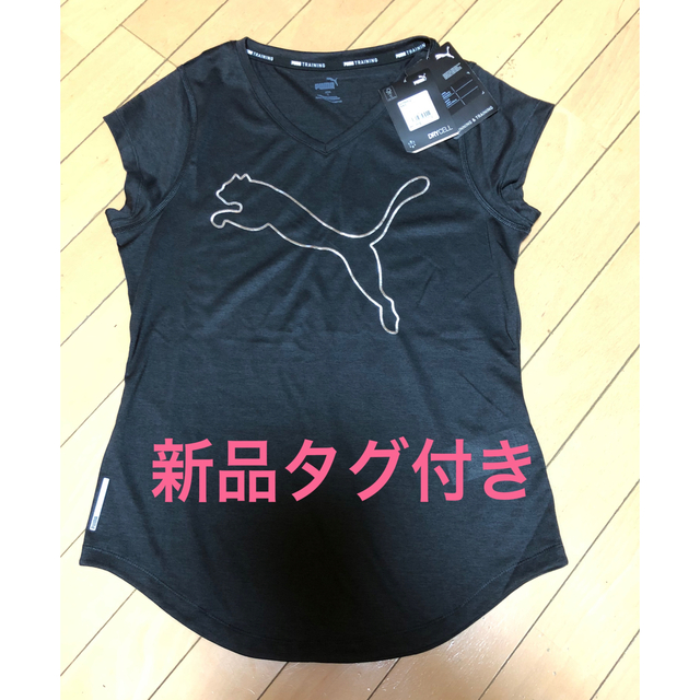 PUMA(プーマ)の新品タグ付き！puma スポーツTシャツ　レディース レディースのトップス(Tシャツ(半袖/袖なし))の商品写真